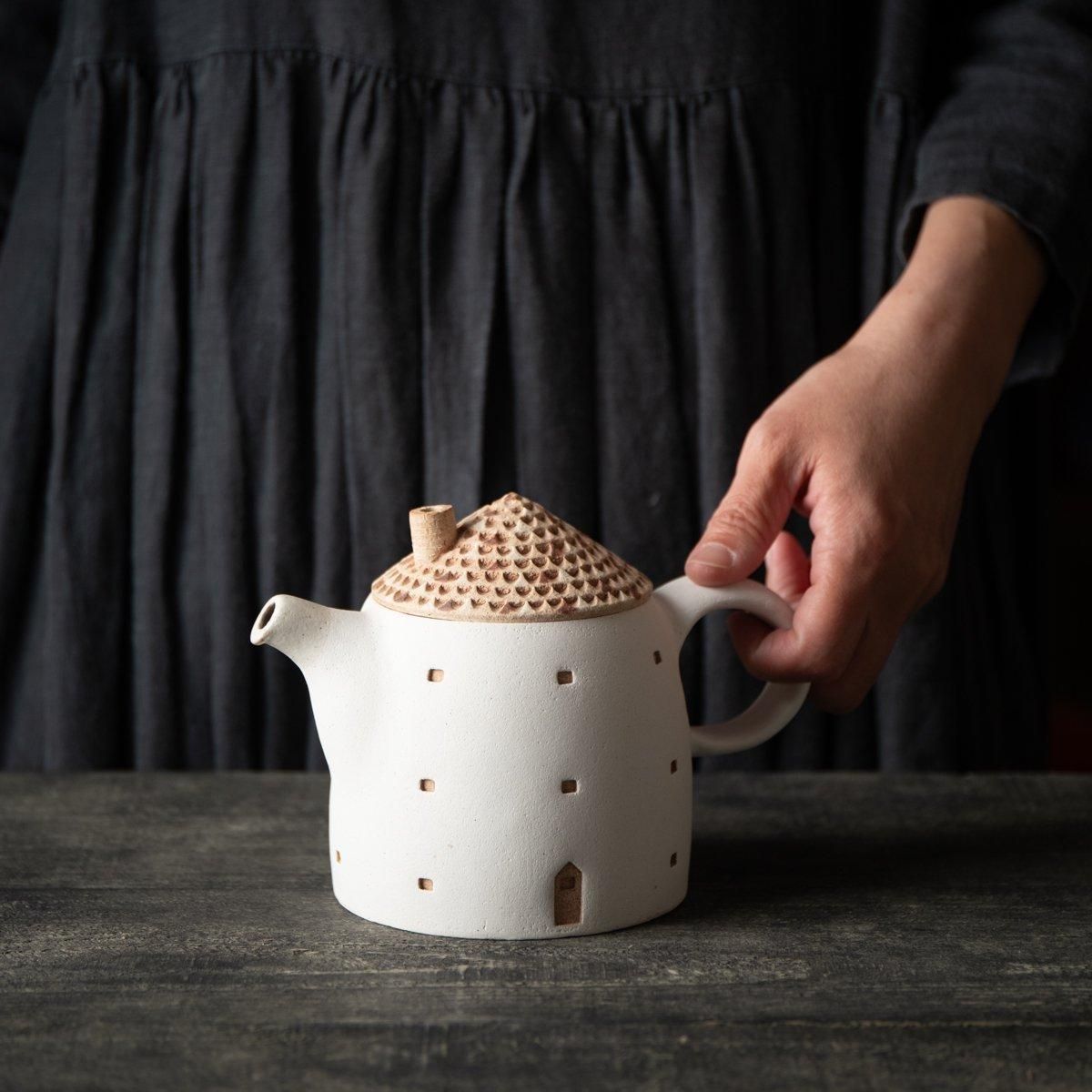 マイメロディ 不思議の森シリーズ ティーポット形 小物入れ 陶器 激