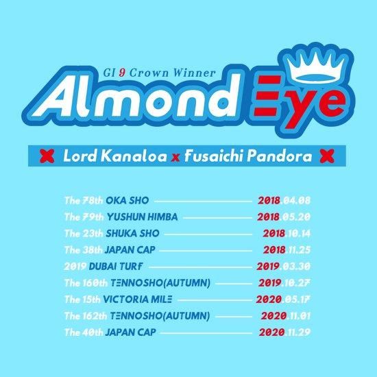 アーモンドアイ/ドライTシャツ | 馬site グッズを買って引退馬支援