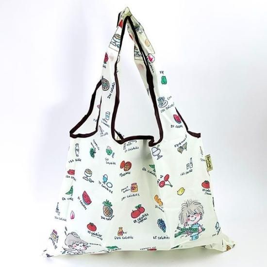 水森亜土 エコバック Count the calories 亜土ちゃん マルシェバッグ