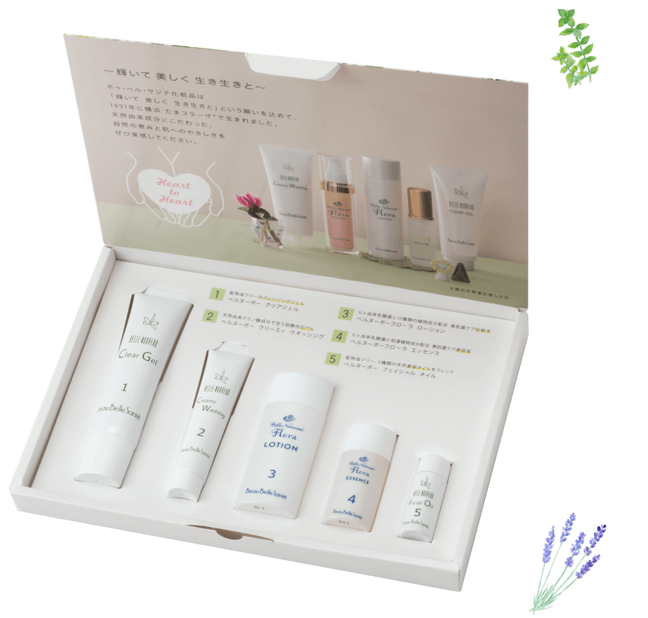 トライアルセットのご紹介｜美肌菌を育む | ボゥ・ベル・サンテ化粧品