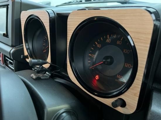 JB64/74 ジムニー（シエラ） ウッド調 メーターパネル 3点セット