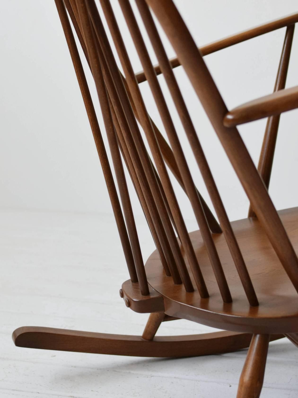 イギリスヴィンテージ ERCOL グランドファザーロッキングチェア アーコール