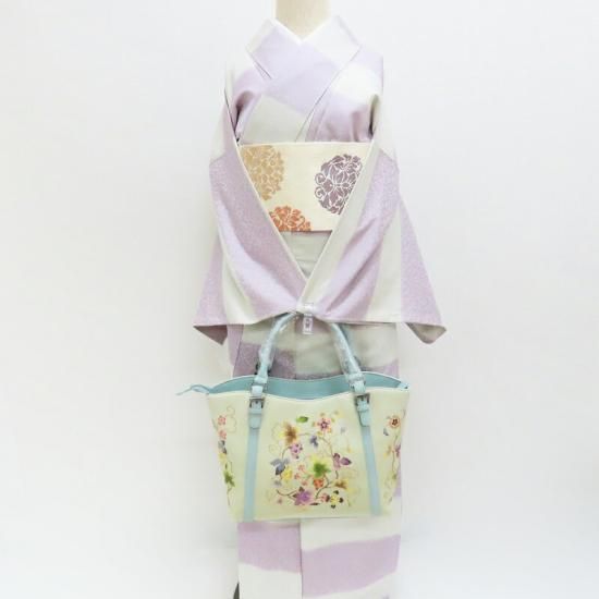 和装バッグ 岡重 OKAJIMA 和洋兼用 バック 京友禅染め トート型 （3377