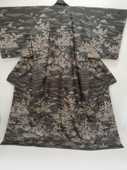 訪問着 友禅茶屋辻模様 二代目 川村久太郎 カジュアル 茶道着物 御仕立