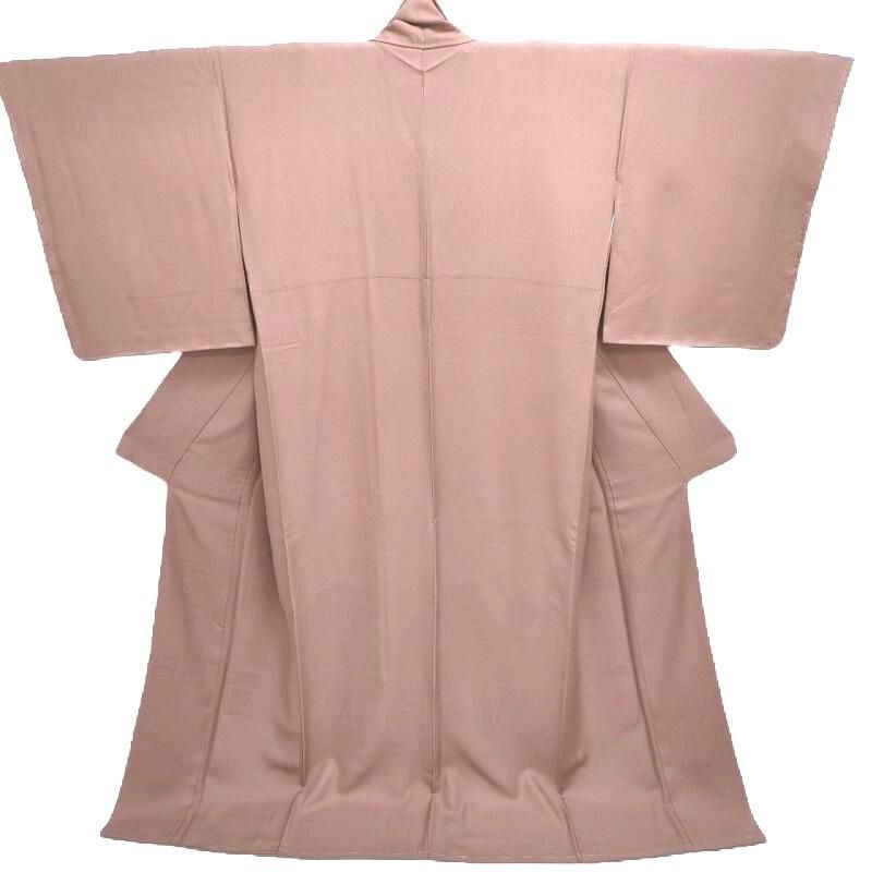 色無地 君島一郎 寿光織 コレクション 梅染色 フォーマル 式事 茶道