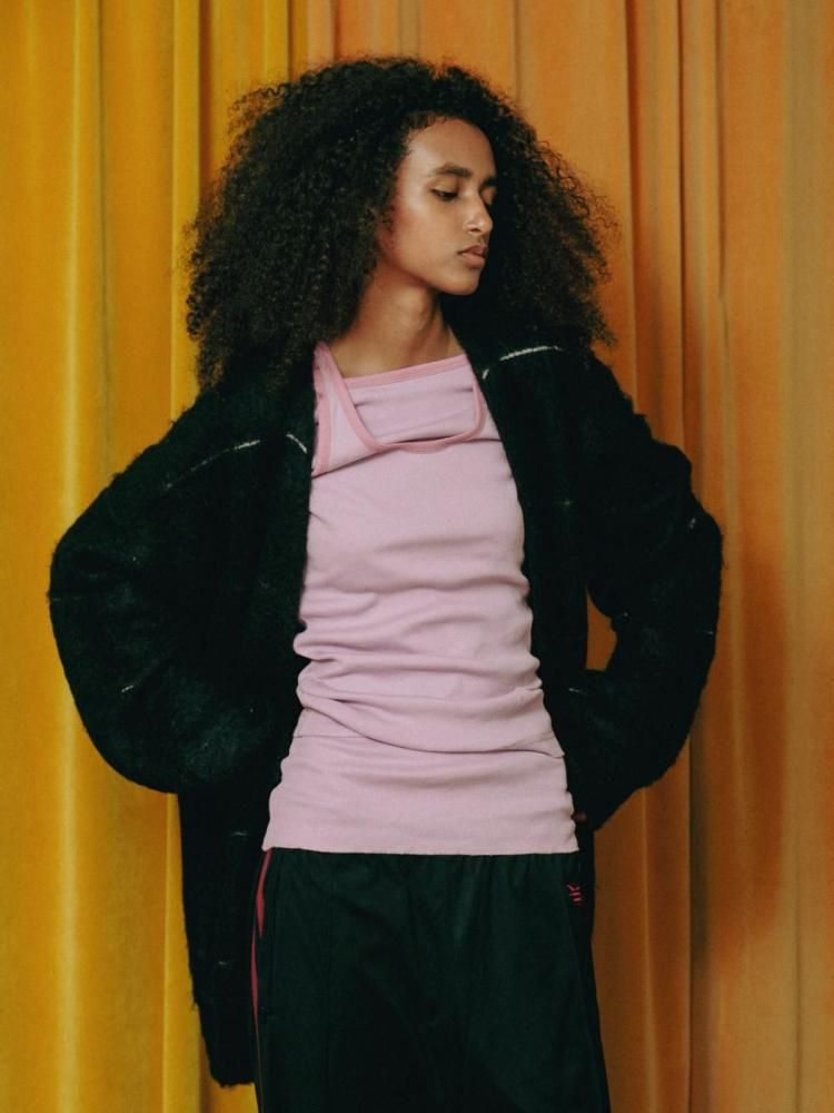 MOHAIR BOARDER CARDIGAN - THE SUNNY