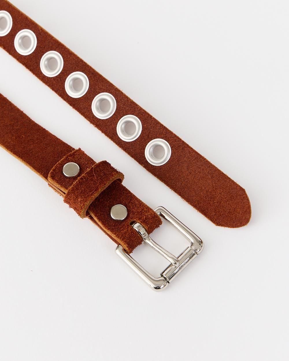 LEATHER BELT X GOLD - bag'n'noun necessary or unnecessary