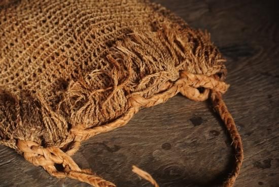 アイヌ民具 編袋 サラニプ