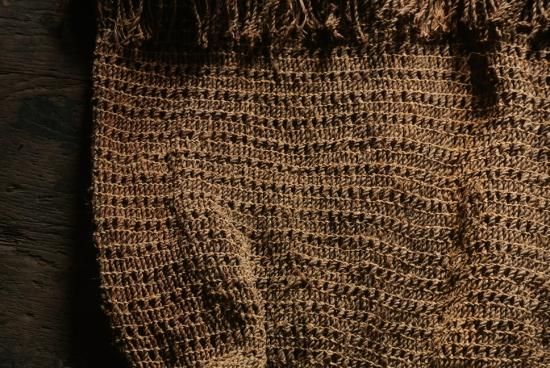 アイヌ民具 編袋 サラニプ