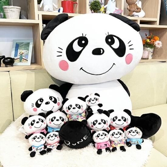 内藤ルネ ぬいぐるみ ルネパンダ M Tシャツ サンフラワーカラフル 人形