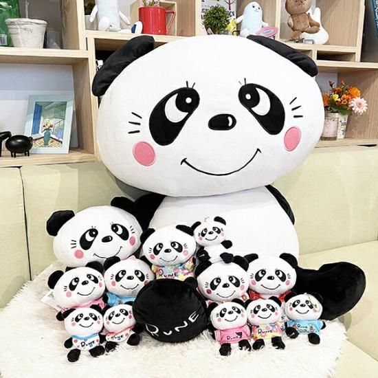 内藤ルネ ぬいぐるみ ルネパンダ M Tシャツ サンフラワーホワイト 人形