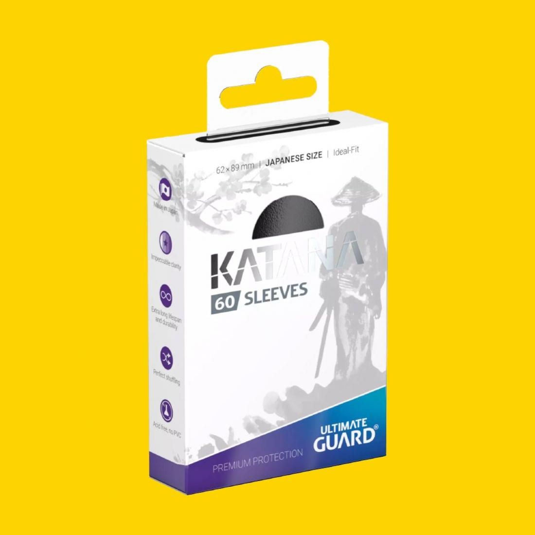 Katanaスリーブ【ジャパニーズサイズ】(ブラック) - トレカプラザ55