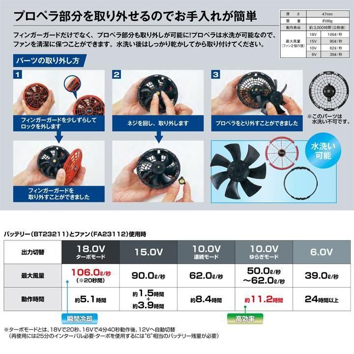 XEBEC ｜XS23011空調服®ファン・バッテリースターターキット | 電動