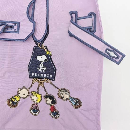 SNOOPY KEY CHARM/ New Classical Eco Bag (S) L/GRAY - LA COUSETTE