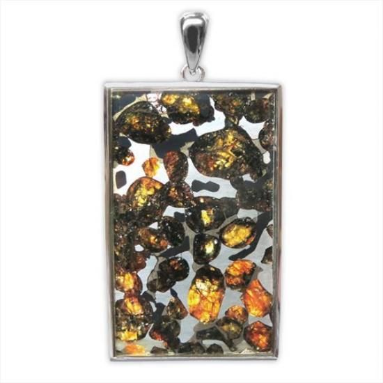 パラサイト隕石】 セリコ隕石 ペンダントトップ 特大サイズ（30mm