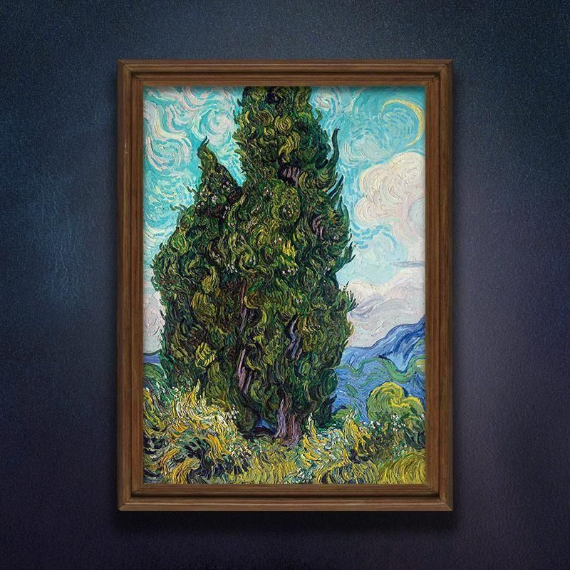 糸杉 | フィンセント・ファン・ゴッホの名作 - ROSSO GRAFICO