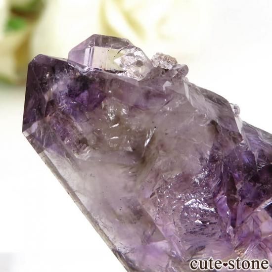 ジンバブエ産 水入りアメジストの結晶(原石) 12.9g - cute stone -