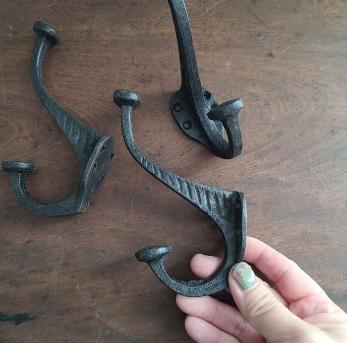 アイアン蝶番・壁掛けフック・ウォールフック・ビンテージ加工・DIY