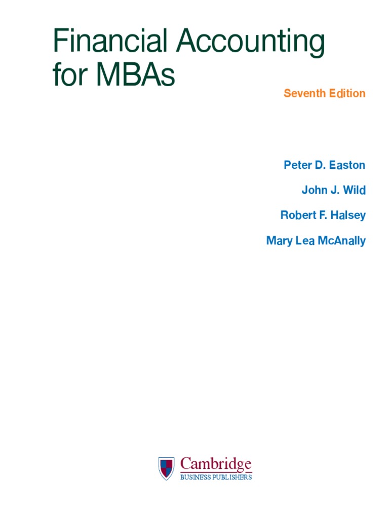 Peter Easton, John Wild, Robert Halsey - Financial Accounting For