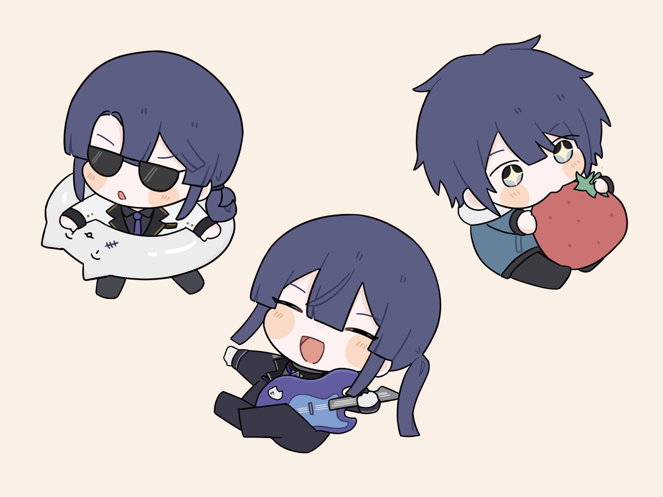 長尾景2025誕生日イラスト