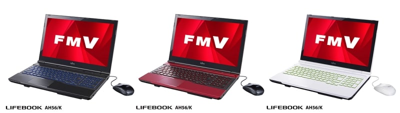 タッチ対応のスタンダード機 富士通 LIFEBOOK AH56/K [ノートパソコン