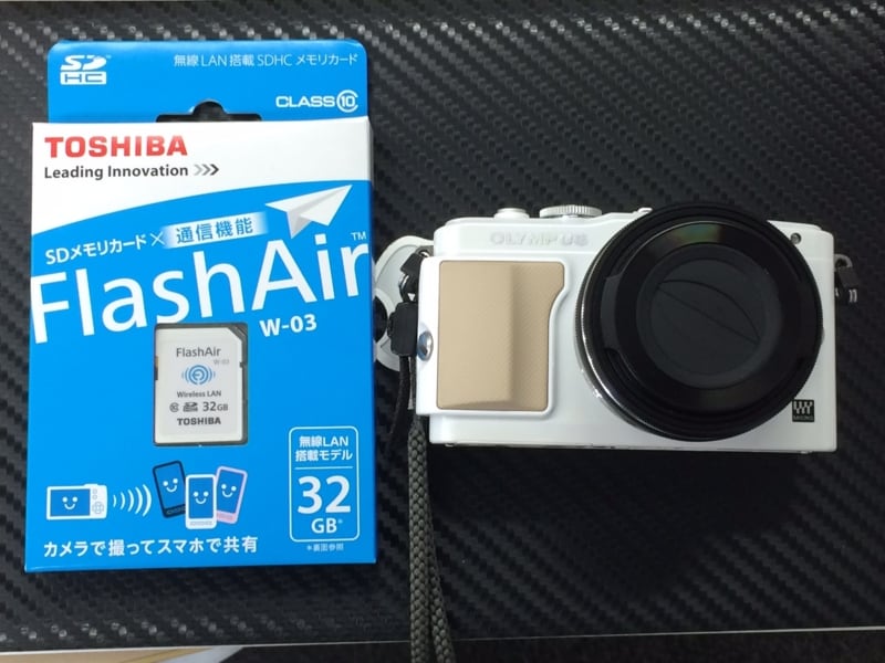 撮影後すぐスマホへ転送してくれるWi-Fi内蔵SDカード [デジタル一眼