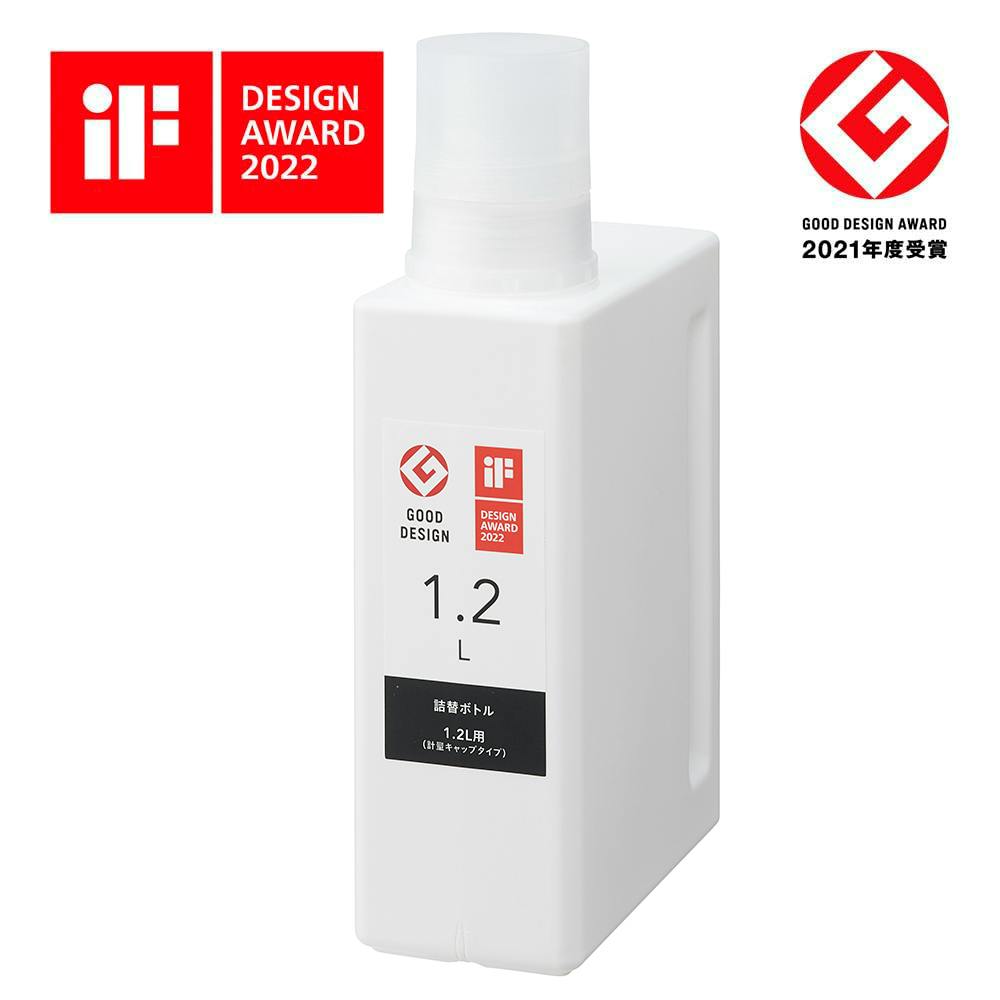 カインズ 詰替ボトル 1.2L用 ホワイト | 洗濯洗剤 通販