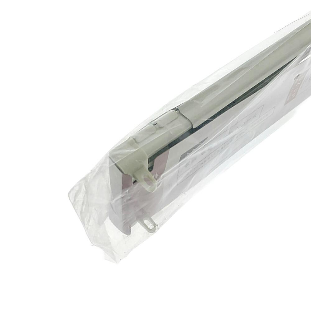 角型伸縮カーテンレール ダブル ホワイト 2m | カーテン・カーテン