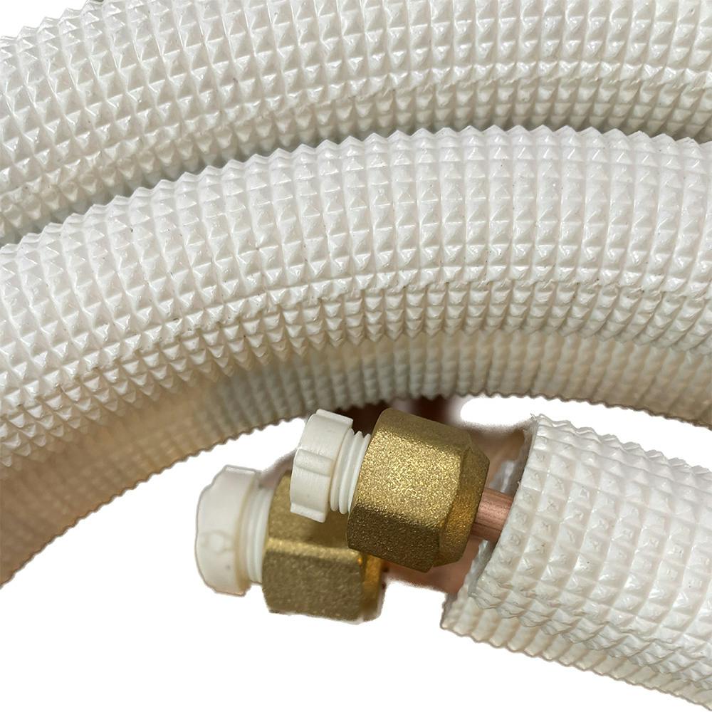 MF エアコンペアチューブ 2分3分 フレア加工済 ナット付 7m ペアコイル