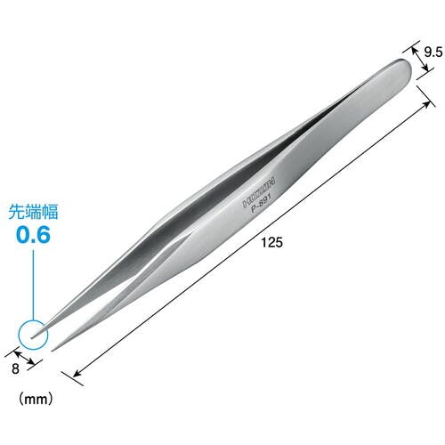CAINZ-DASH】ホーザン ピンセット 125mm P-891【別送品】 | 手