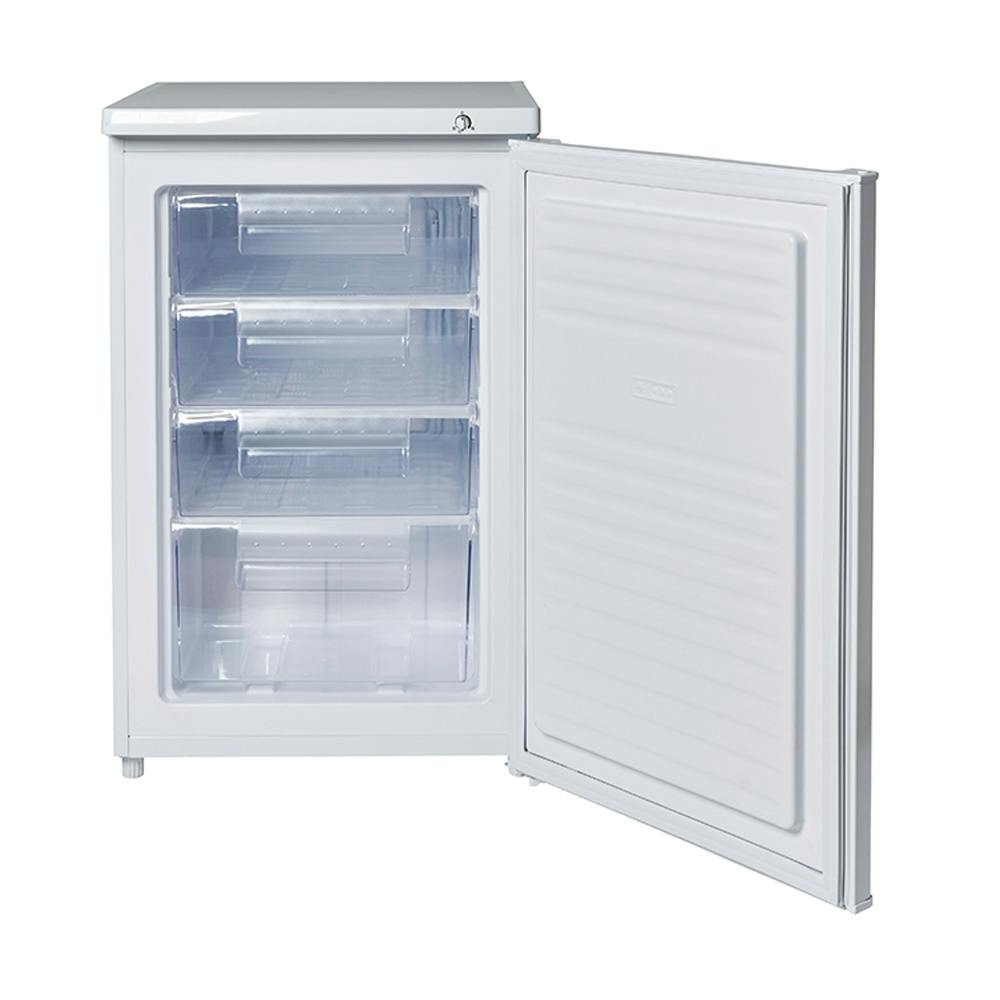 送料無料】直冷式 前開き冷凍庫 86L ホワイト YF-U91 (W)【別送品