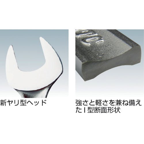 CAINZ-DASH】京都機械工具 コンビネーションレンチ 二面幅4mm 全長