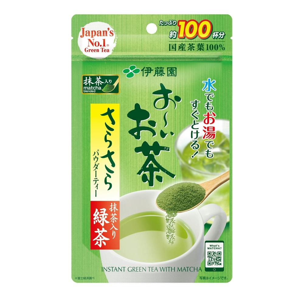 お～いお茶 さらさら抹茶入り緑茶 80g | 飲料・水・お茶 通販