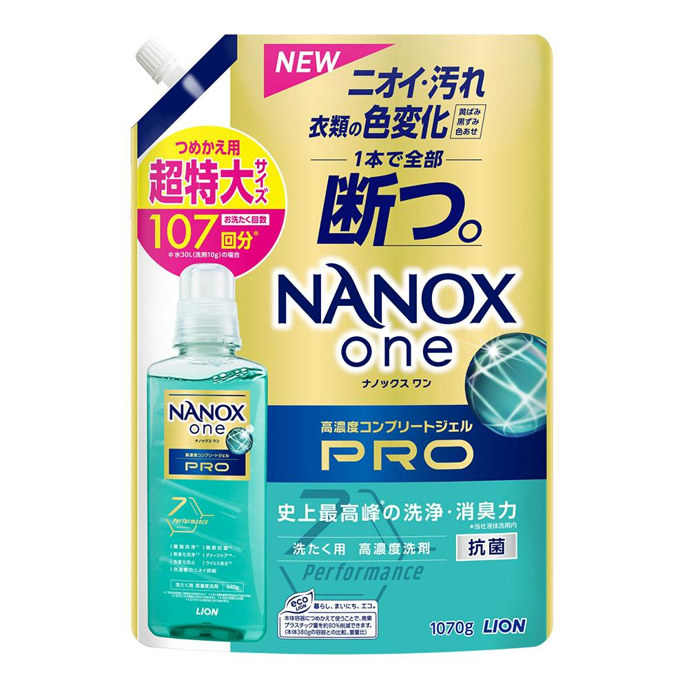 NANOX one Pro 詰替 メガジャンボサイズ 1730g | 洗濯洗剤 通販
