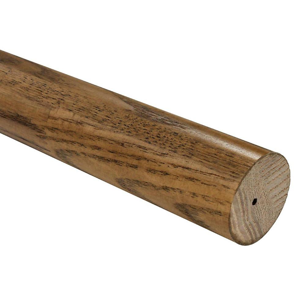 WAKI ぬくもり手すり35 丸棒 タモブラウン 35T-84 1000mm | 手すり