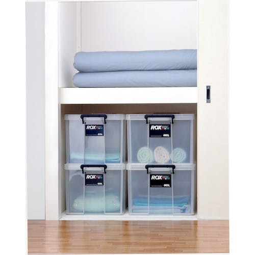 CAINZ-DASH】天馬 フタ式収納ケース ロックス 740－2L クリア