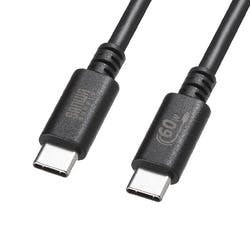 USB 2.0 Type-Cケーブル(PD60W・3m・ブラック) | パソコン・周辺機器