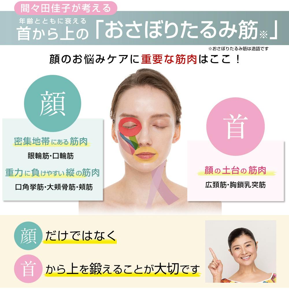 間々田佳子監修 icoelle イコエル フェイシャルネックリフト】 ちあ