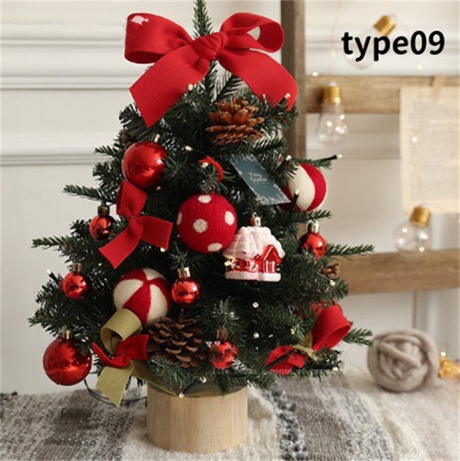 クリスマスツリー 卓上 45cm 60cm ミニツリー イルミネーション 卓上