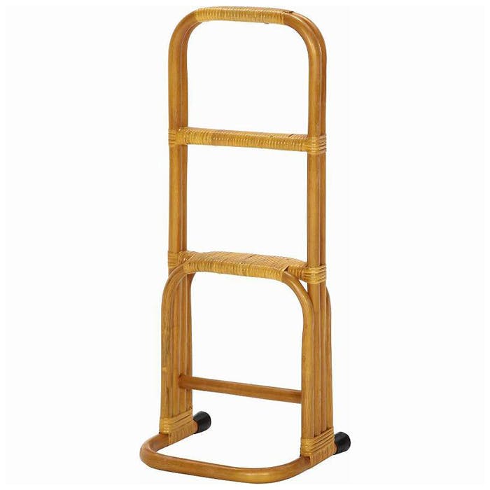 立ち上がりステッキ 杖 軽量 籐 手すり つかまり立ち 介護用品 手すり