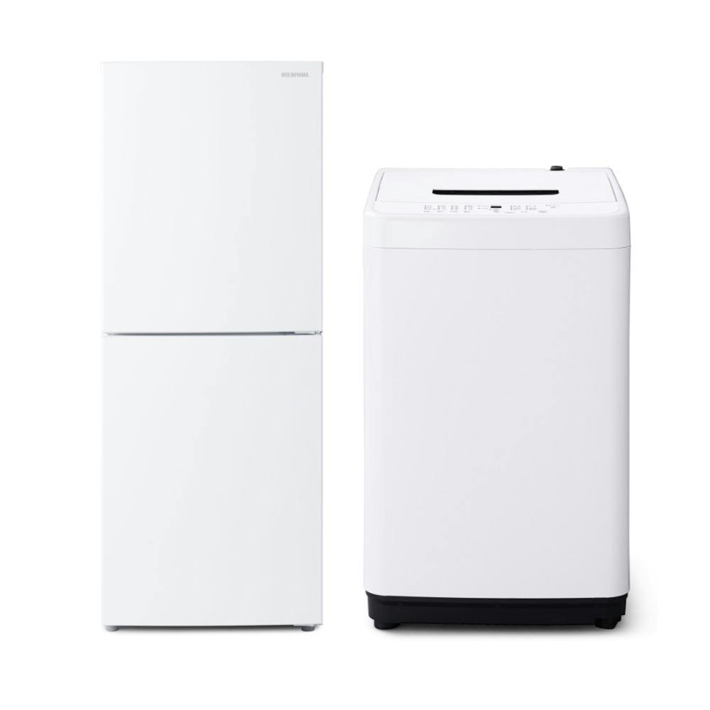アイリスオーヤマ 【開梱設置】家電2点セット(冷凍冷蔵庫 153L+全自動