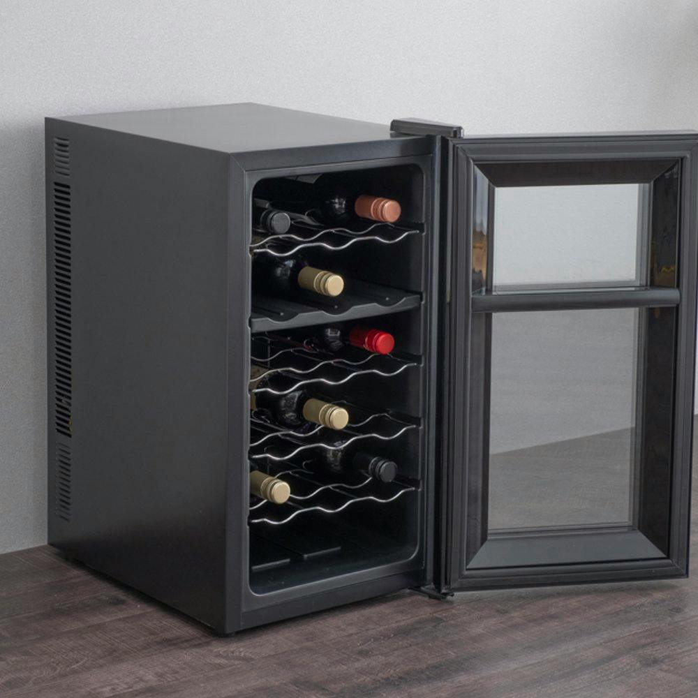 アイリスオーヤマ ワインセラー 50L IWC-P182A-B ブラック 冷蔵庫