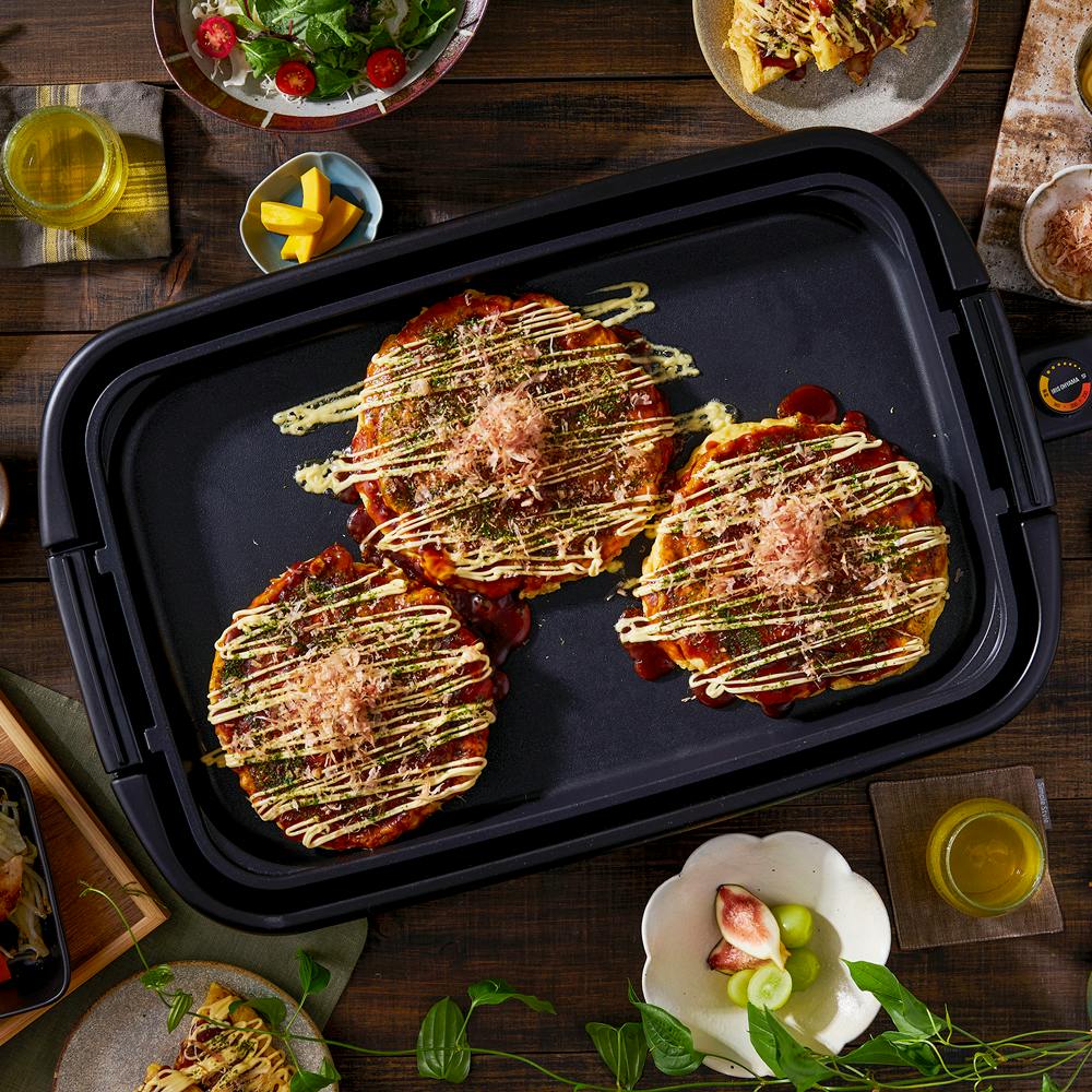 アイリスオーヤマ ワイドホットプレート 1枚プレート SWHP-011-B