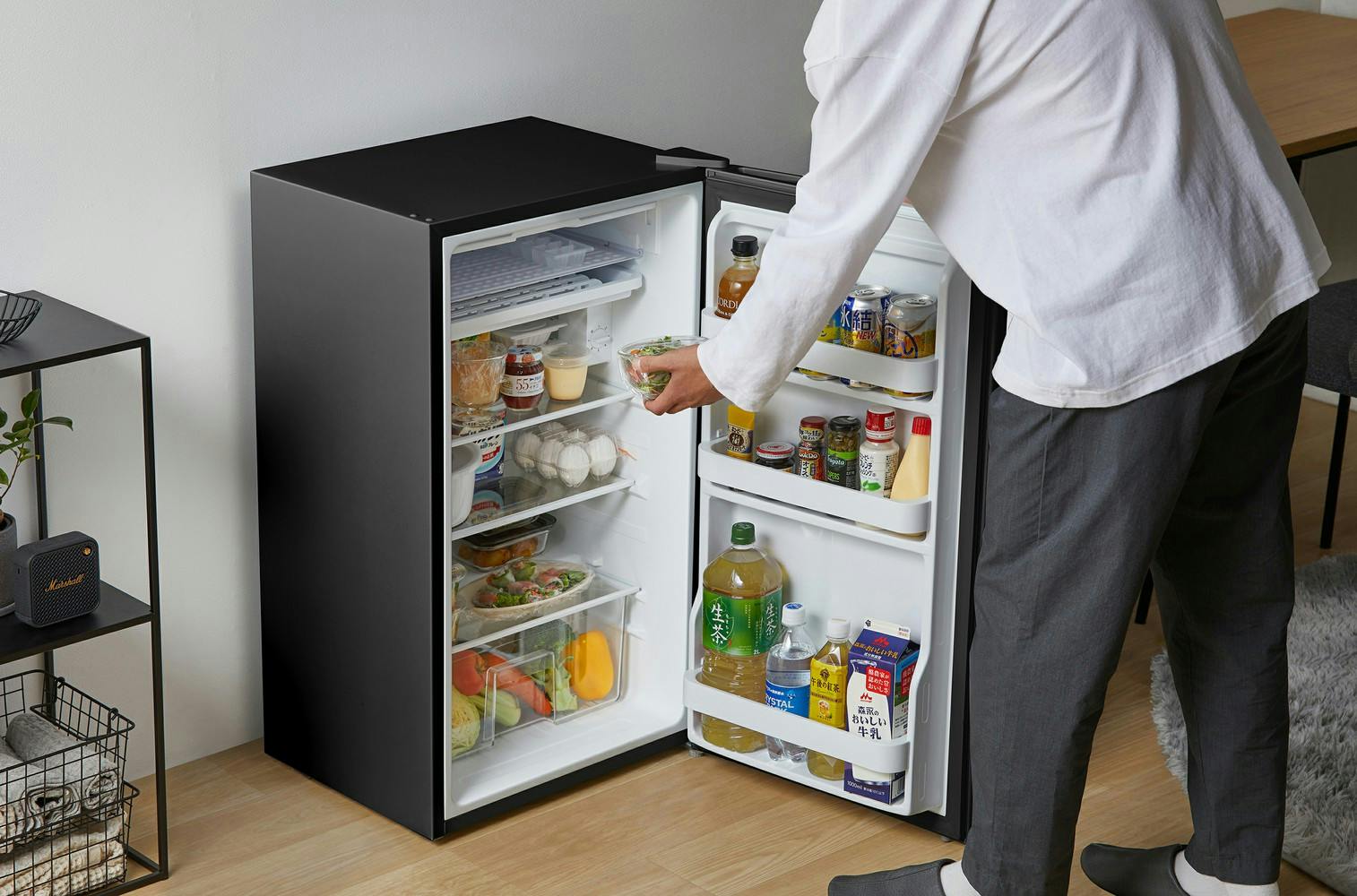 アイリスオーヤマ 冷蔵庫 93L ブラック セカンド冷蔵庫 省エネ