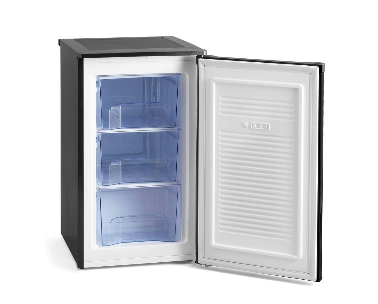 アイリスオーヤマ 前開き冷凍庫 60L ブラック 冷凍食品 ノンフロン