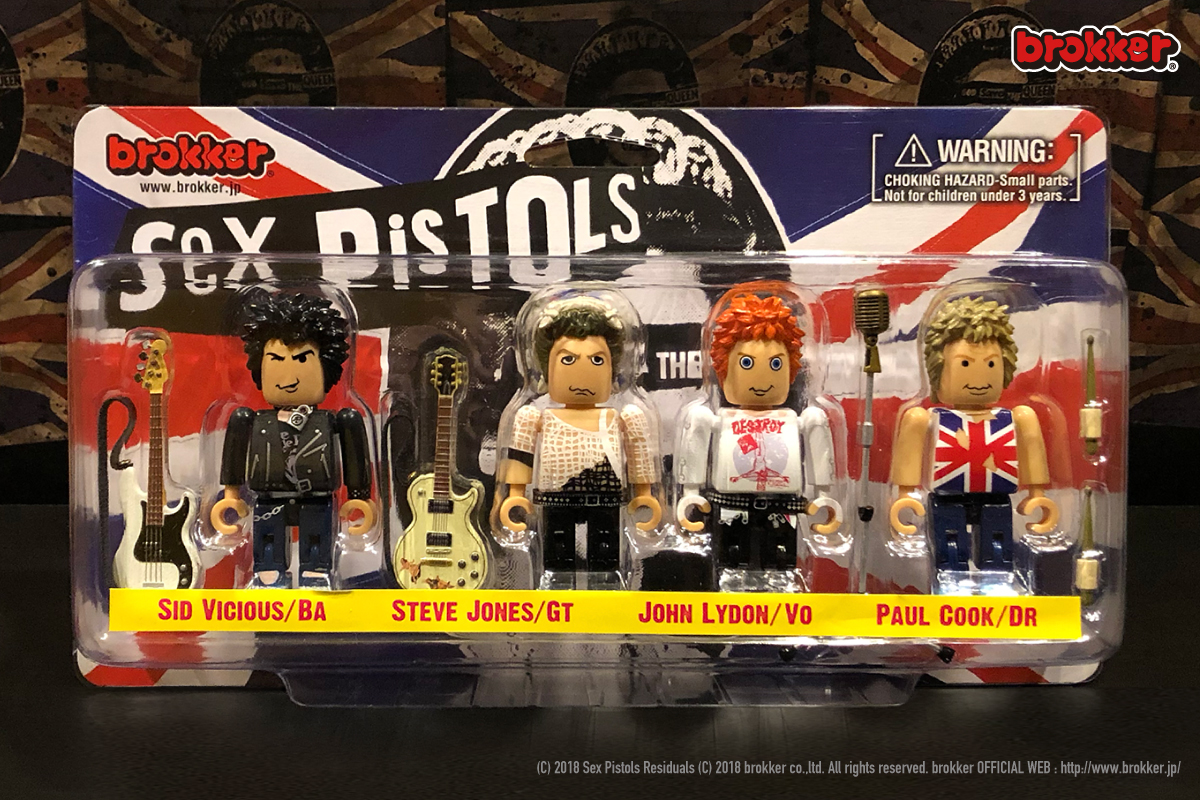 セックス・ピストルズがbrokkerフィギュアに！1/31(木)13時より世界