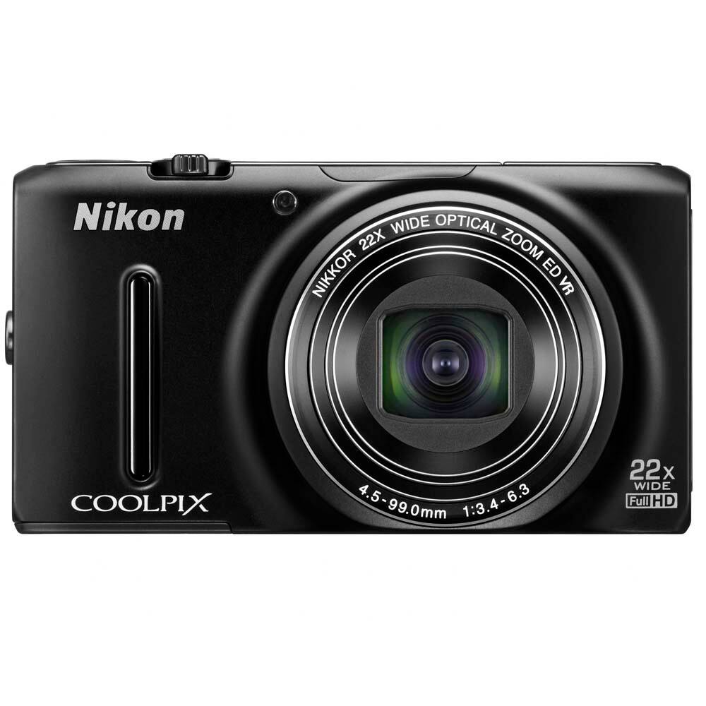 Câmera Digital Nikon Coolpix S9500 Preta | Extra