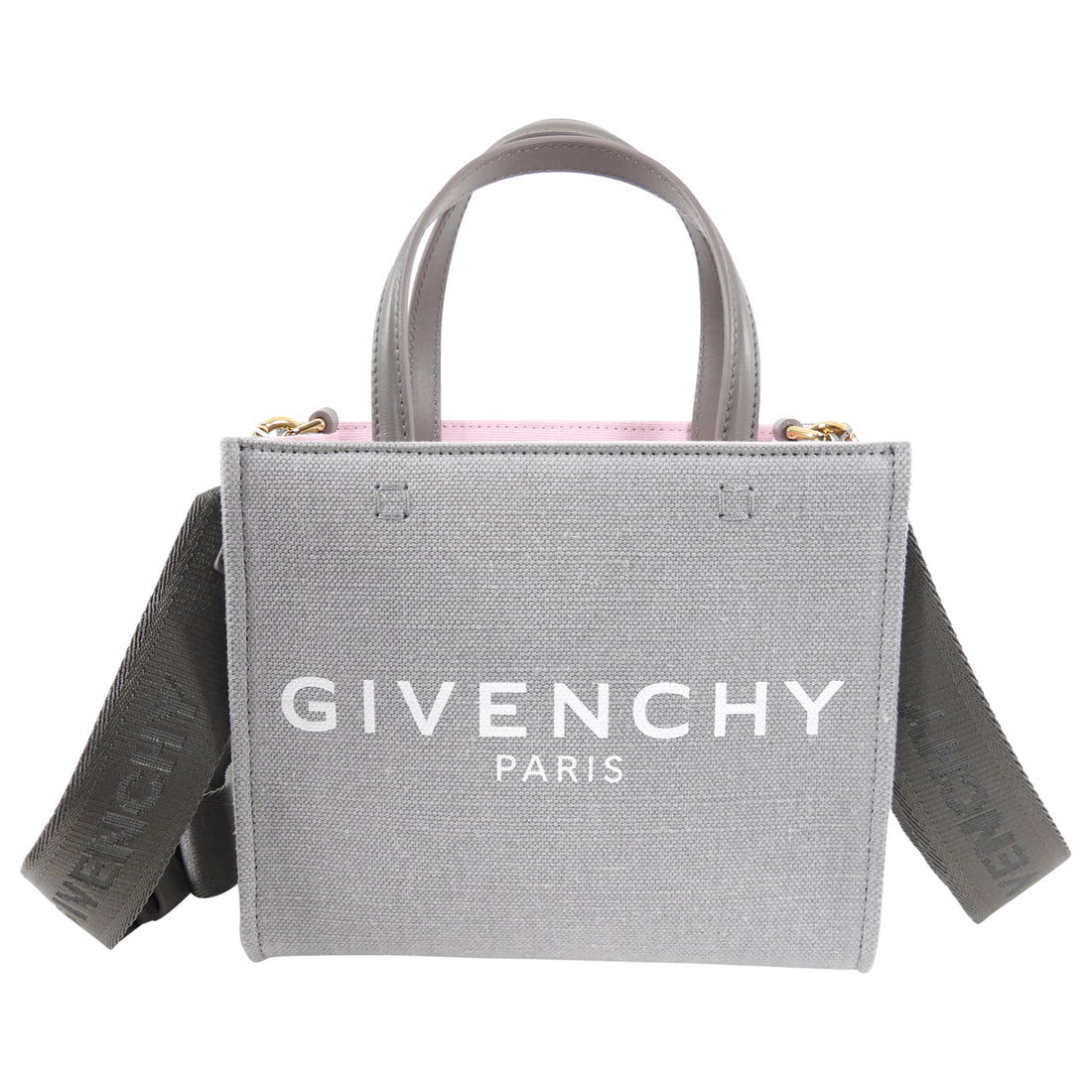 Givenchy Light Grey Canvas Mini G-Tote Bag – I MISS YOU VINTAGE