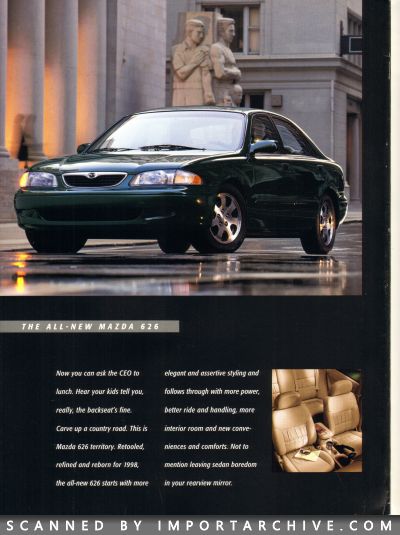 1998 Mazda Full Lineup Brochure (Late Version) - ImportArchive