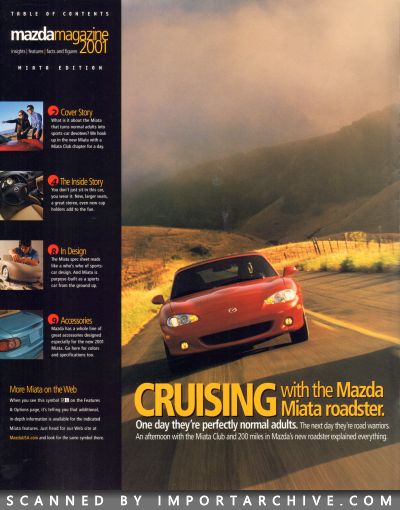 2001 Mazda Miata Brochure - ImportArchive